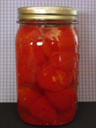помидоры консервированные с базиликом 