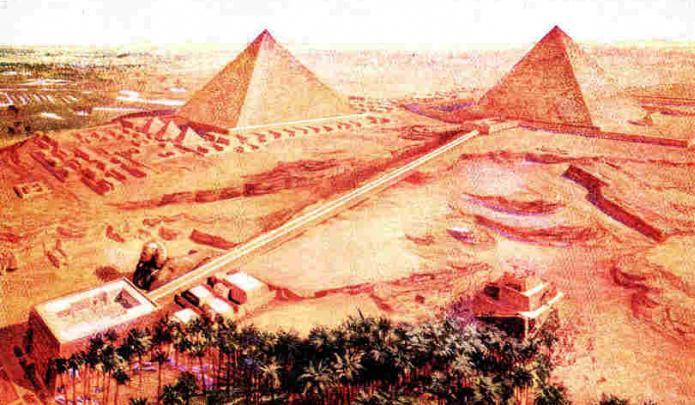 пирамиды гизы египет