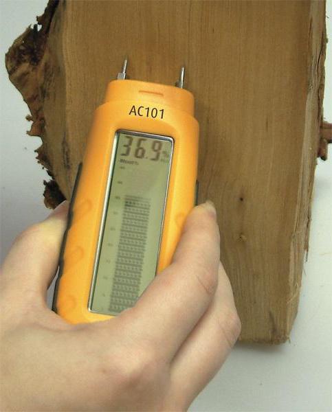 измерение влажности древесины 