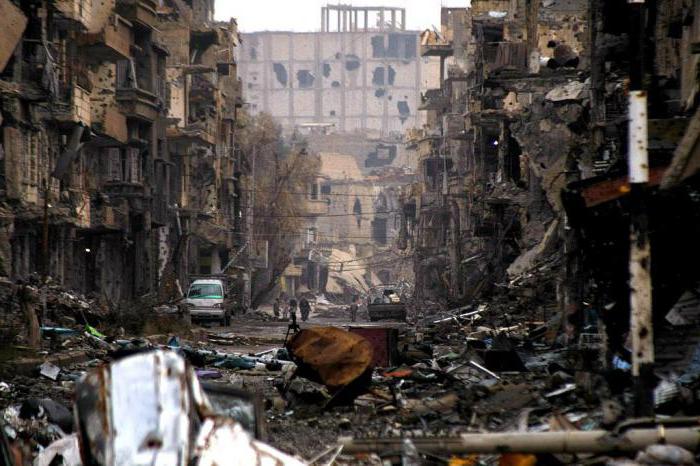 город Ракка в Сирии