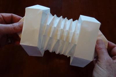 как сделать оригами из бумаги гармошку 