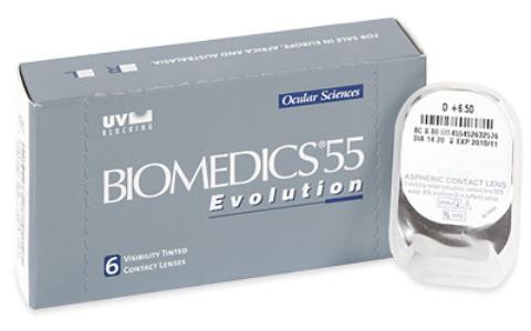 контактные линзы biomedics 55 uv