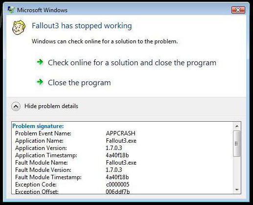 как исправить ошибка appcrash windows 7 