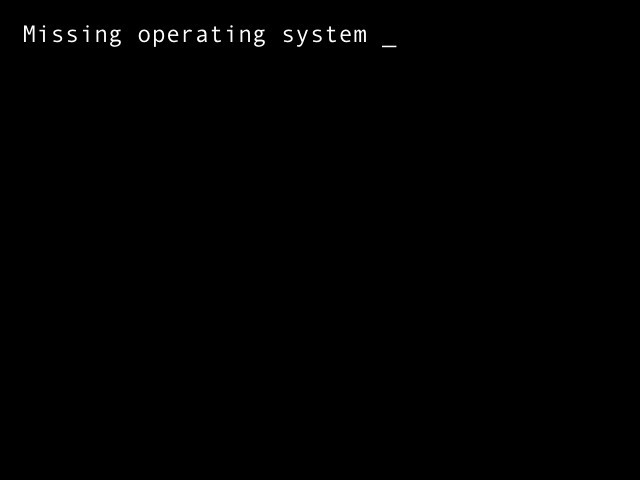 missing operating system windows 7 что делать