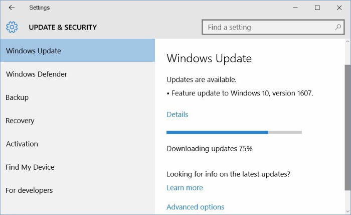 как обновиться до windows 10 anniversary update 