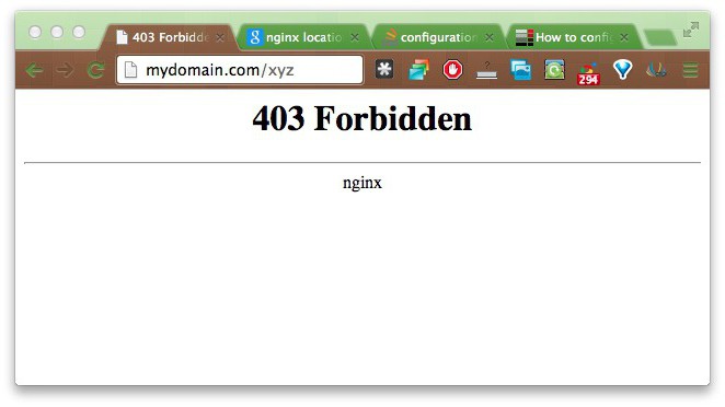 403 forbidden nginx 