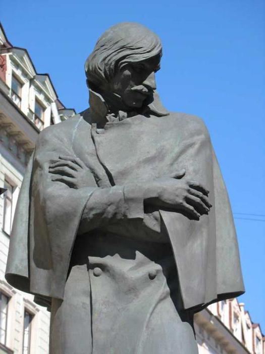 памятник гоголю в санкт петербурге 