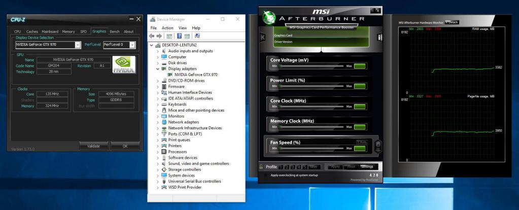 Разгон видеокарты в программе MSI Afterburner