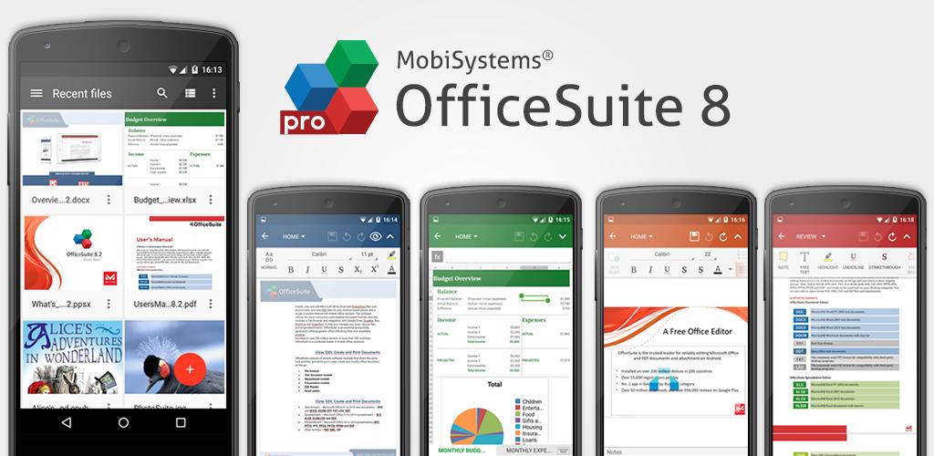 Мобильный пакет OfficeSuite