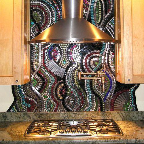 кухня с мозаикой
