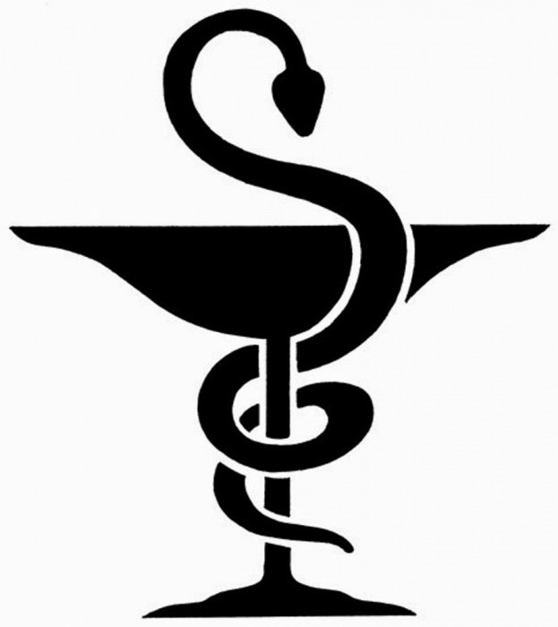 символ медицины чаша со змеей