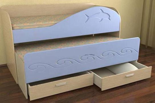 детская кровать дельфин с ящиками