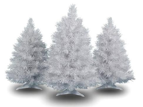 белая искусственная елка