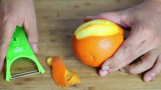 Как с апельсина снять цедру в домашних условиях