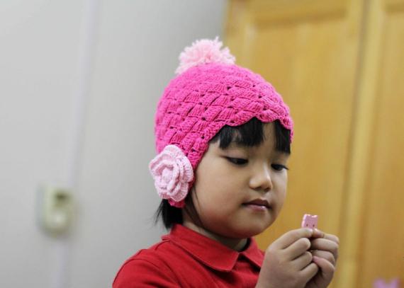схема вязания детской шапочки крючком 