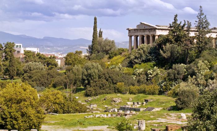 храм гефеста в афинах 
