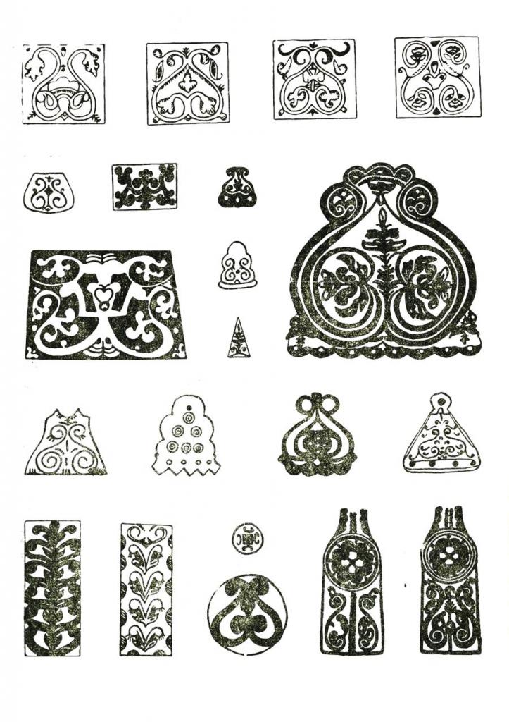 Фигурные элементы орнамента