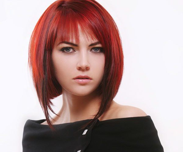 Ярко-рыжий цвет волос: кому идет и как покрасить? Короткие рыжие волосы