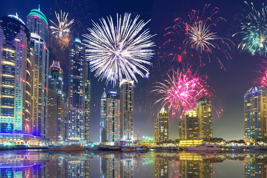 Новогодняя ночь в Дубаи