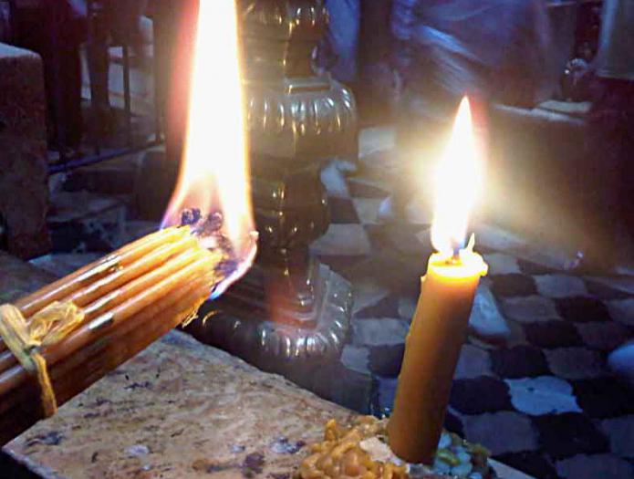 иерусалимские свечи что с ними делать
