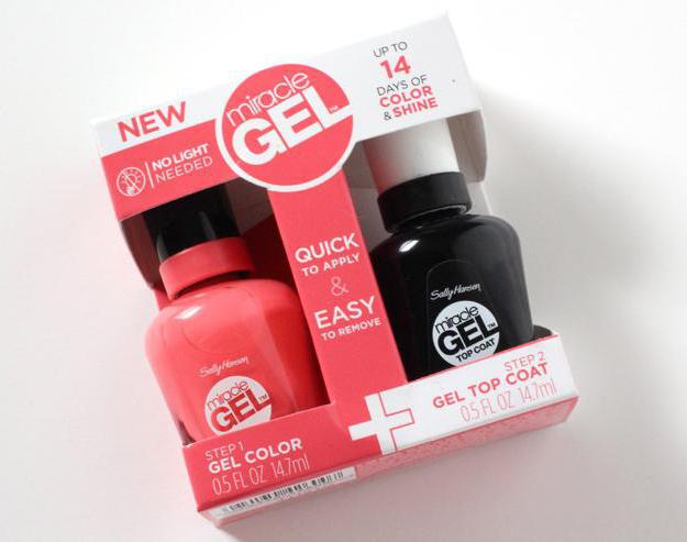 Sally Hansen Gel Miracle: отзывы, инструкция и фото