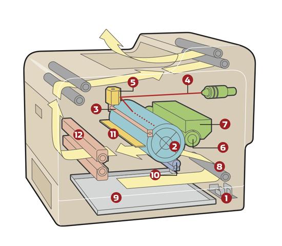 как печатает лазерный принтер