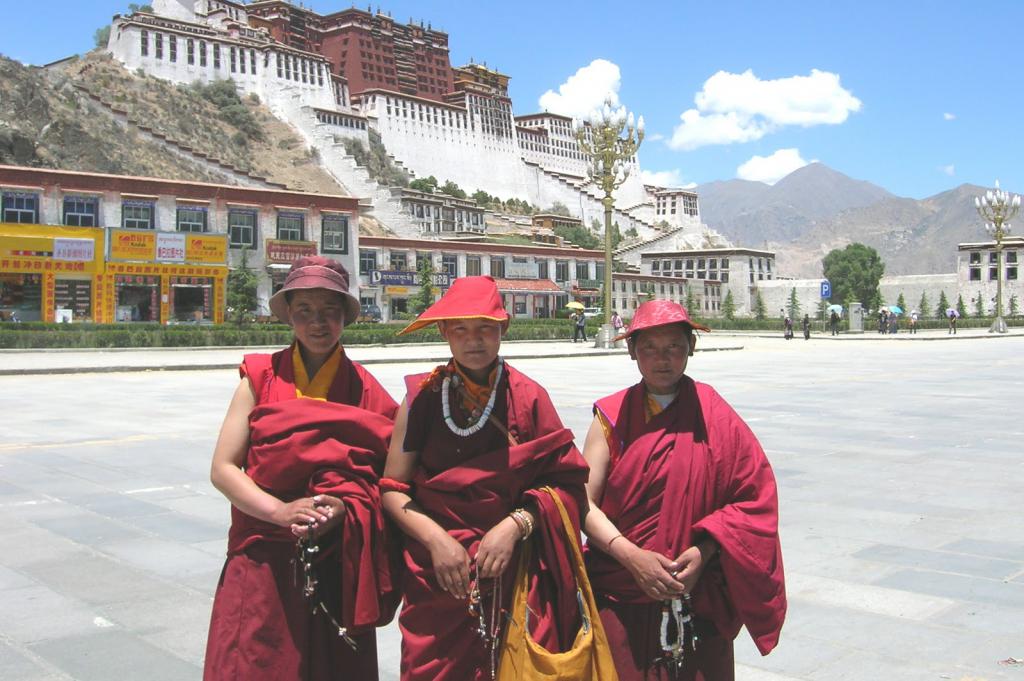 Местные жители Тибета