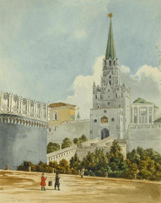 троицкая башня московского кремля история