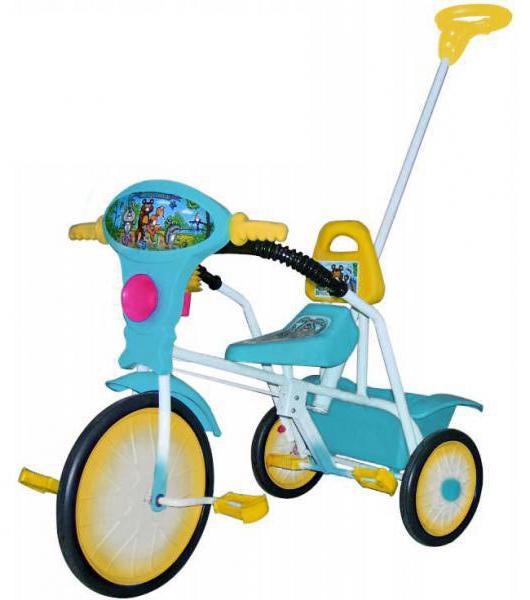 детский трехколесный велосипед малыш