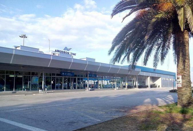 международные аэропорты черногории