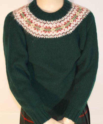 детский пуловер фасон