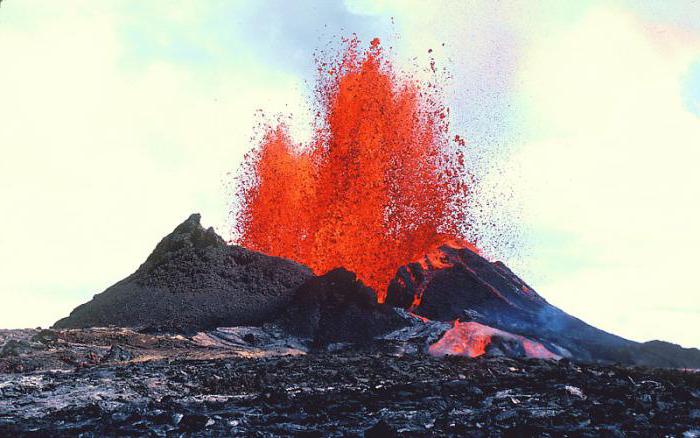 пирокластический поток вулкана