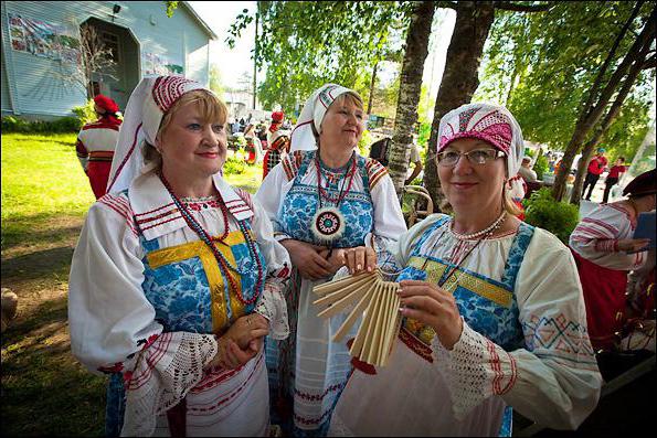 Народ вепсы национальный костюм