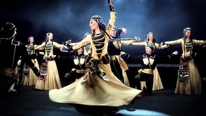 лезгинка грузинский танец 