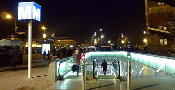 амстердам метро схема фото