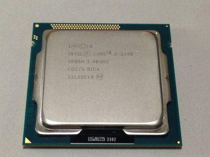 процессор Intel Core I3 3240 характеристики 