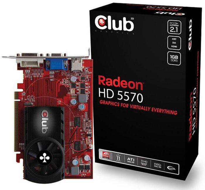 Radeon HD 5570характеристики 