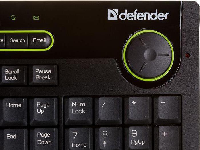 клавиатура проводная Defender 