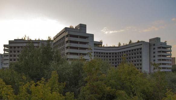 Заброшенная больница в Ховрино фото