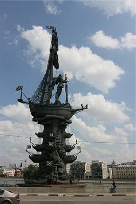 петр 1 памятник в москве