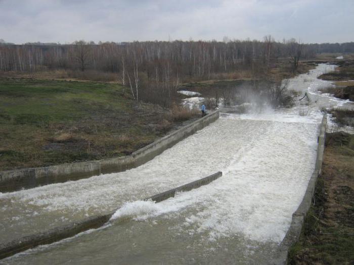 водохранилище на реке Чесноковка 