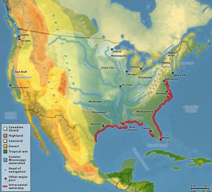 северная америка географическое положение и история исследования