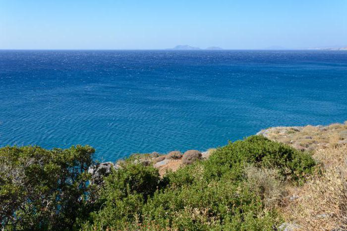 побережье крита