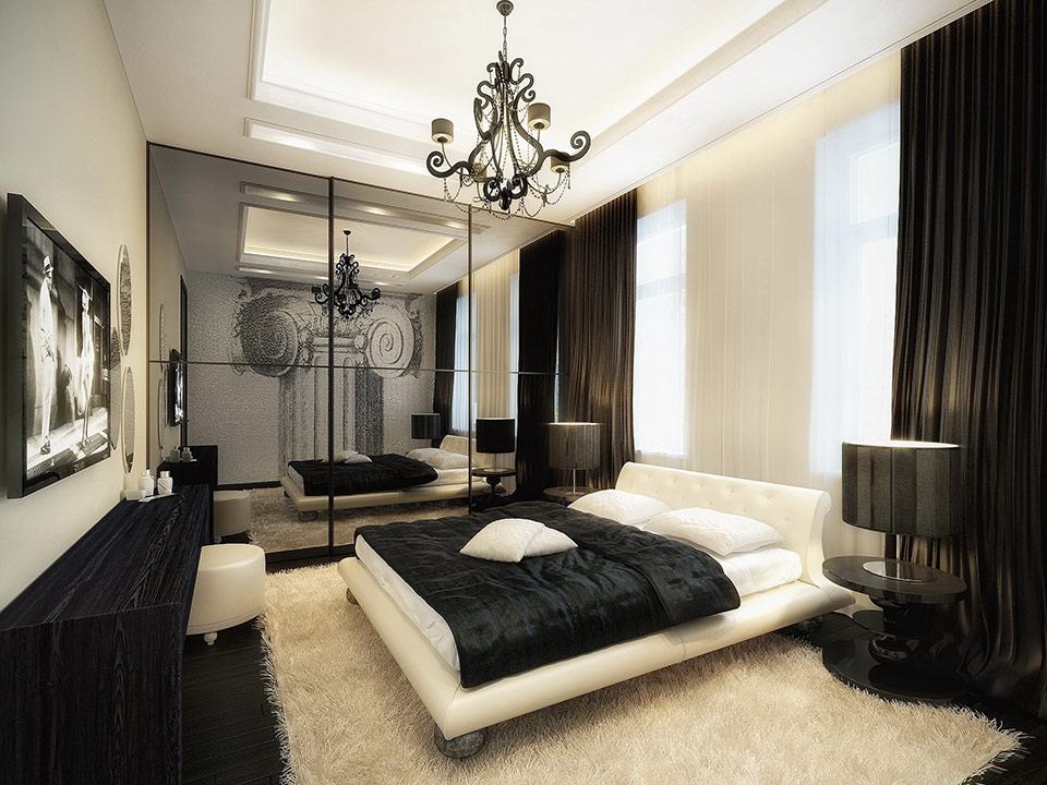 Дизайн спальни 12 кв в классическом стиле