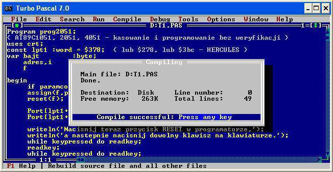 Program Turbo Pascal