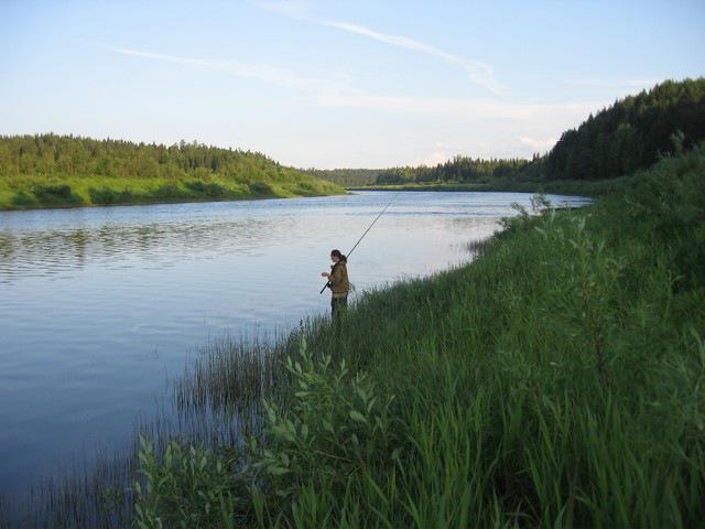 рыбалка семги на реке пинега 