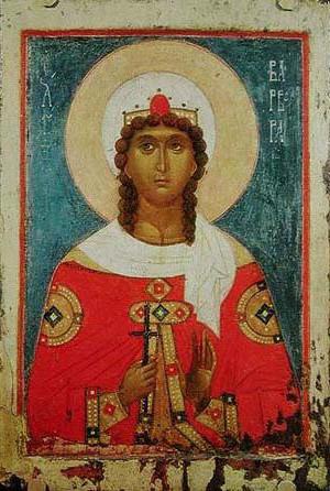 Варвара Илиопольская великомученица икона