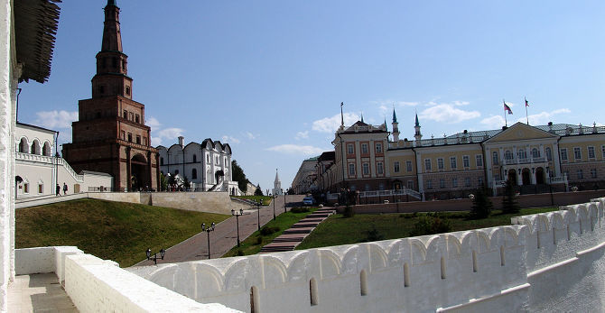 Внутренняя панорама Казанского кремля