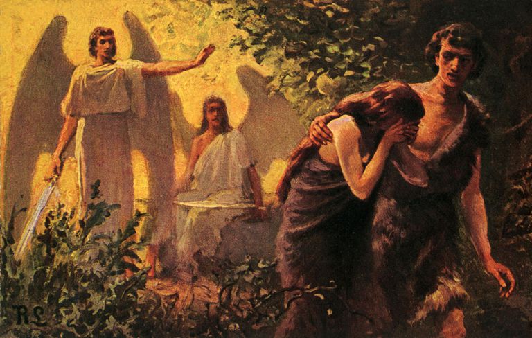 Адам и Ева изгоняемые из Рая