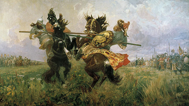 Начало знаменитой Куликовской битвы